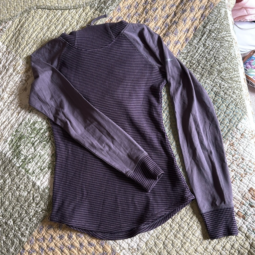 Columbia waffle knit hoodie